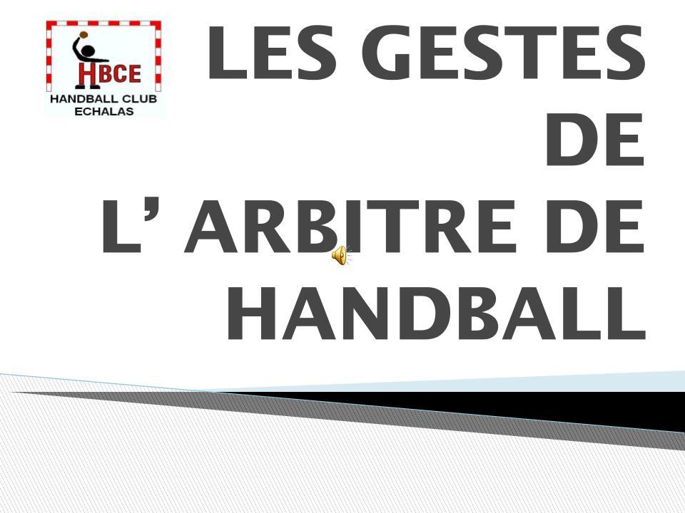 Révision des gestes d'arbitrage Handball Club Echalas