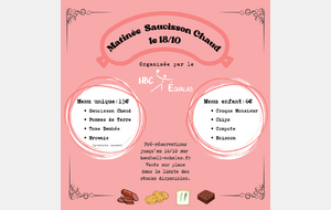 Matinée saucisson chaud du 18 octobre !