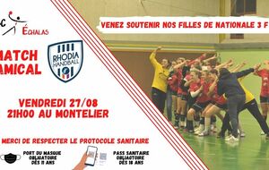 (Amical) Nationale 3 F / Rhodia