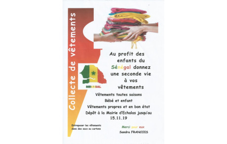 Collecte de vêtements