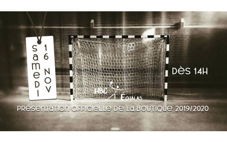 Présentation boutique 2019/2020