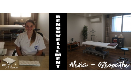 Renouvellement partenariat Alexia Mestre - Ostéopathe