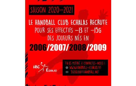 Recherche jeunes joueurs