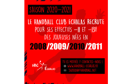 Recherche jeunes joueuses
