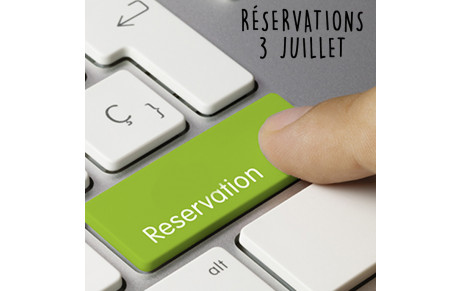 Réservation repas soirée du 3 juillet