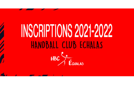 Ouverture des inscriptions 2021-2022