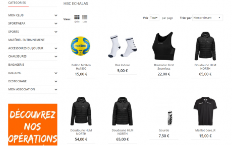 Boutique du club