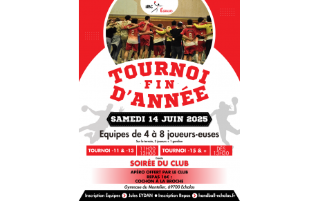 Tournoi du HBCE le 14/06